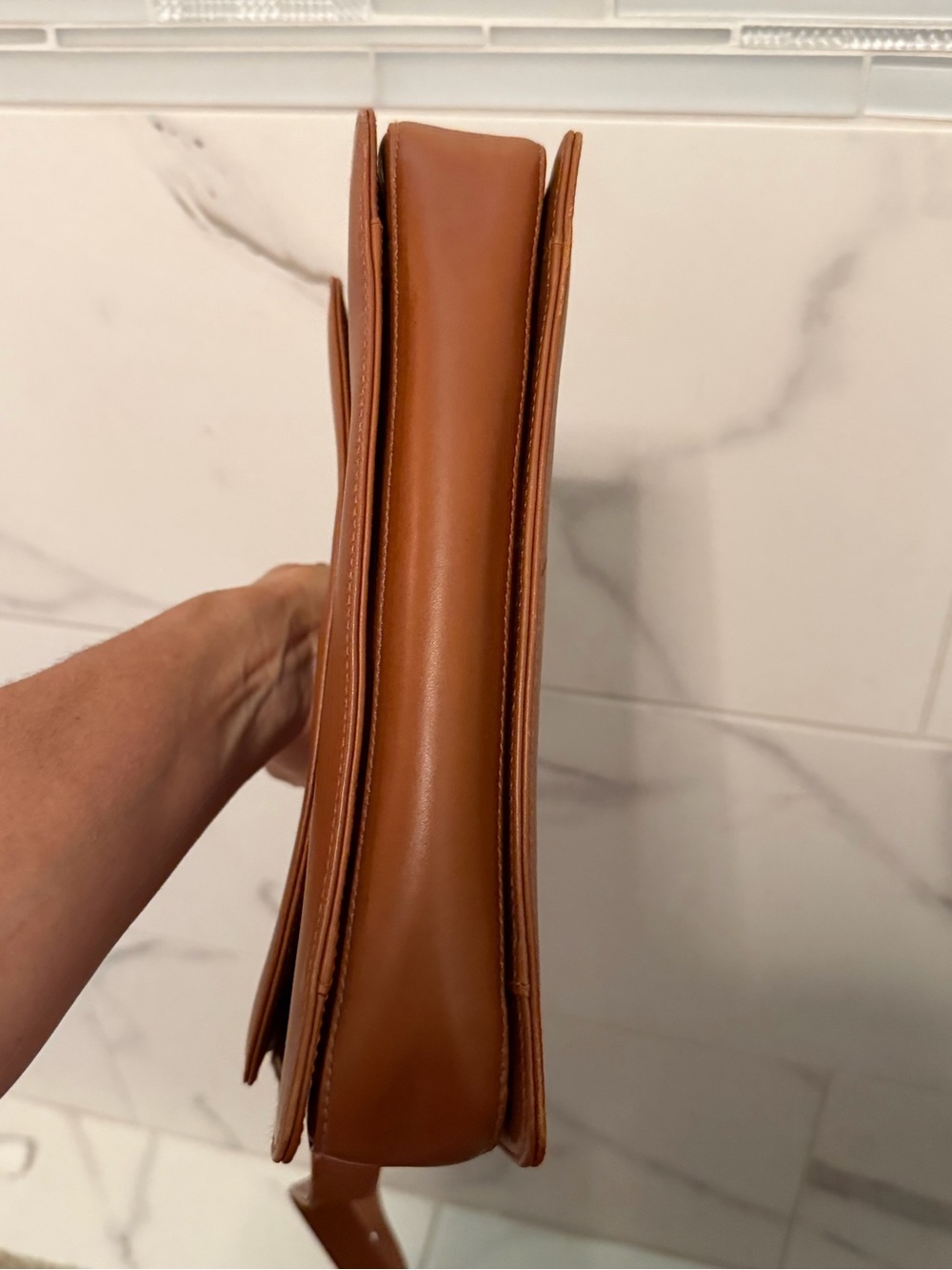 Everyday Leather Crossbody Bag in Brown - Picture 13 of 14